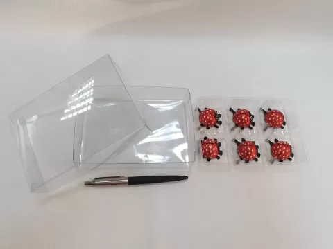 Cutii cu capac M227+228 cu chesa 6 alveole M4205