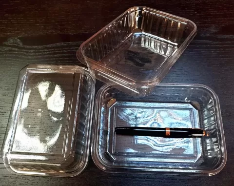 Caserole transparente din plastic pentru Fast-Food M4054