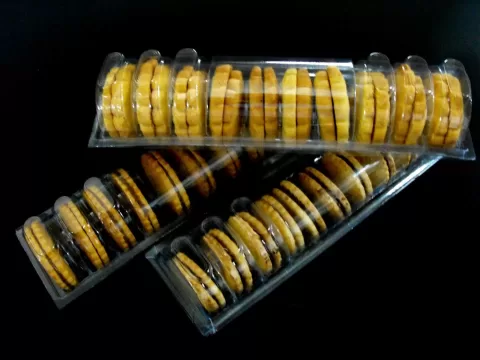 Caserole plastic biscuiti rotunzi M4106