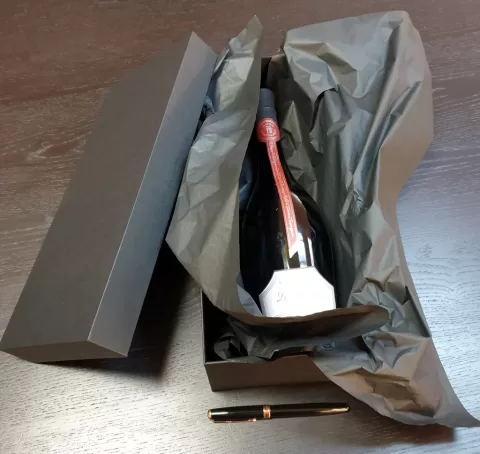 Cutii premium pentru sticla vin, sampanie M6297-6298