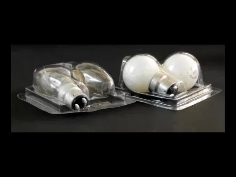 Blistere transparente din plastic pentru becuri lumanare M4114