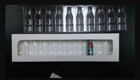 Blistere transparente din plastic pentru sticlute M4224
