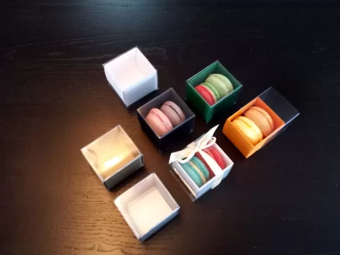 Cutii pentru 2 macarons M569