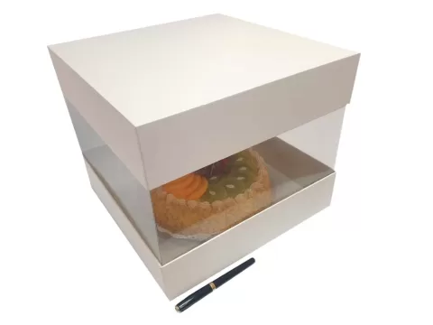Cutii cu corp transparent pentru torturi model 6132